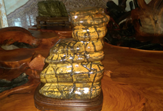 欧宝(中国)办公欧宝手机平台展出展厅广西大化奇石，办公欧宝手机平台采购商的奇石之旅