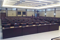 东莞某机关单位会议室办公欧宝手机平台安装完毕，条桌会议椅即将投入使用！