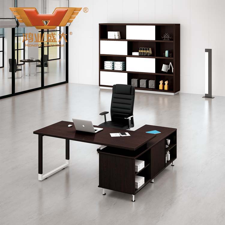 现代简约办公班台 广东办公班台批发H80-0168