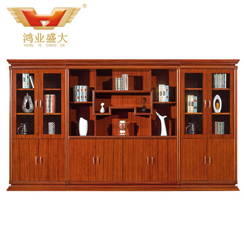 实木文件柜 八门文件柜HY-6938