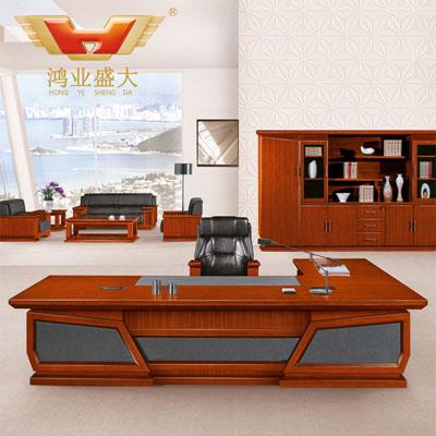 办公欧宝手机平台厂家专利  总裁台办公桌HY-D欧宝(中国)7号